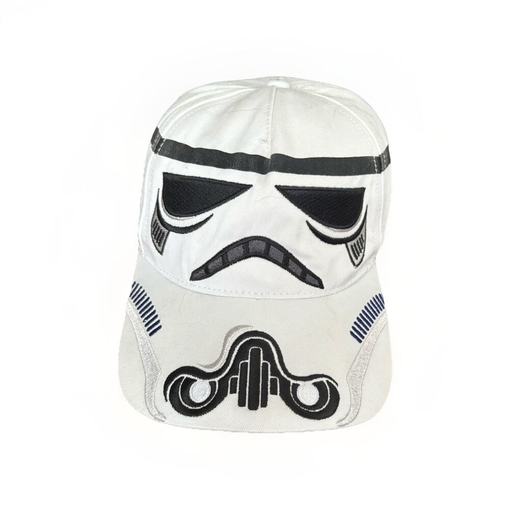 DISNEY PARKS STAR WARS Stormtrooper Face Move Along White Adult Hat Baseball Cap